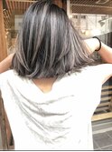白髪を徹底的にぼかす技術