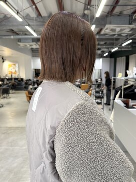 ソピ バイ インビテーション(sopi by invitation) チョコレートブラウン まろっと冬カラー ボブ ☆