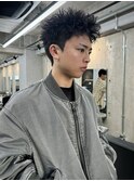 短髪パーマ ピンパーマ スパイキーショート【五嶋響】