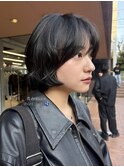 レイヤーショートボブショートレイヤーカット顔まわりカット