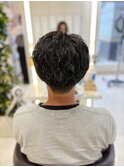 大人の2ブロックパーマ