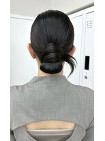 スタイル 横浜(STYLE)&nbsp;結婚式お呼ばれヘアセット／タイトシニヨン/横浜駅