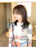 レイヤー/ハッシュカット/髪質改善/透明感カラー