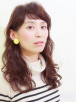 エムスラッシュ センター南(M.SLASH)&nbsp;【M.SLASH】眉上バングの大人カジュアルロング