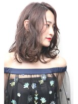 プランツヘアー&nbsp;くびれミディ　モーブカラー　プランツヘアー　ワイドバング