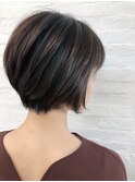 ナチュラル×ショートボブ
