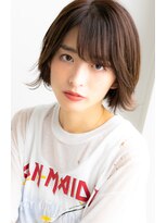 ヌーン ヘアメイク プラス ハッピータイムズ(NOON hair make+happy times)&nbsp;耳かけ☆透明感イルミナアッシュベージュ 中野ヌーンstyle64