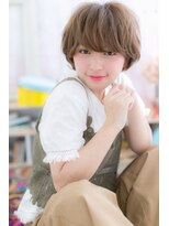 ミック ヘアアンドメイク アップ 駒込店(miq Hair&Make up) 大人ガーリー♪シアーベージュ♪エアリーマッシュウルフ