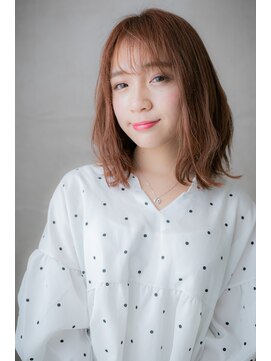 カバーヘア ブリス 川口(COVER HAIR bliss) 大人ガーリーチェリーブラウンくびれヘア302Z川口10代20代30代