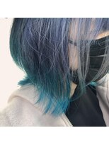 ビヨンドイー(beyond E)&nbsp;ホワイトアッシュ裾エメラルド