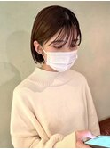 【アキヤマ】20代30代耳掛けが可愛いミニボブ！