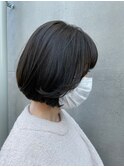ボブ/グレージュ/大人女性/レイヤー/ショート[代々木上原]