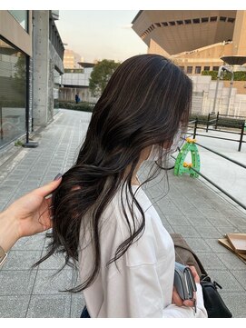 ラフ 難波店(LAFF) #黒髪#ボブルフ#ネビージュ#小顔#ワンレン