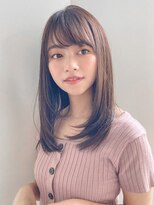 アグノス 青山(Agnos) 大人かわいい美髪こなれミディ縮毛矯正ネビージュ髪質改善