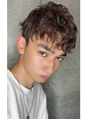 10代20代30代/スパイラルパーマで無造作2wayバング