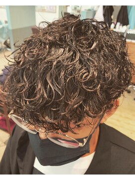 ヘアー ワークス ボナ 前橋店(HAIR WORKS bona.) 波巻きスパイラルパーマ