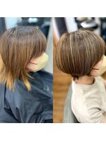 ピッカヘアーデザイン(PICKA hair-design)&nbsp;白髪活かしハイライト