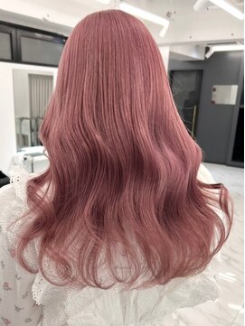 ランテルディ 渋谷(LANTERDIT) 【LANTERDIT】ハイトーン ピンクベージュ ロングレイヤー/Risa