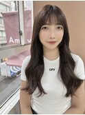 コテ巻き風パーマ #パーマロング#韓国風パーマ