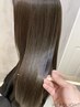 【髪質改善♪】ナチュラル縮毛矯正+カット+N.ケラリファインTR ￥22500