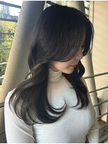 ディーバ 藤沢(D.I.E.V.A) レイヤーロング 小顔カット 2wayバング 韓国ヘア 髪質改善