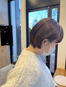 カノア(KANOA) 透明感丸みショートボブ