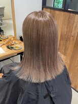 ソーホーヘアーアンドボタニカル 大橋店(SOHO hair & botanical) アッシュベージュ/ストレート/30代40代/大橋