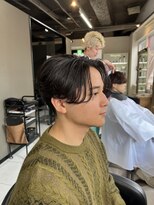 アイズ 海老名(AIZU)&nbsp;センターパート　カルマパーマ　メンズパーマ