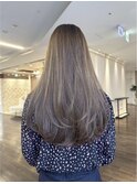 レイヤーロング/巻ける縮毛矯正