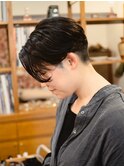 前下がりショート/ハンサムショート/大人/刈り上げショート