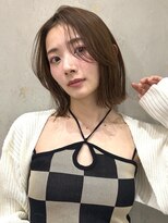 ロンド 表参道店(Lond)&nbsp;ボブ 切りっぱなしボブ 韓国ボブ くびれボブ タッセルボブ