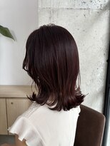 アイク(AiCK)&nbsp;ＭＥＤＩＵＭ　ＢＯＢ　+ ブリーチなし/レッド系カラー