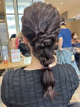 ラッシュ(rush) 編みおろしアレンジ