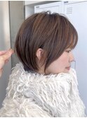 前髪カタログ/イメチェンスタイル／ウェーブパーマ/こなれミディ
