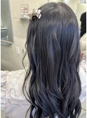 髪質改善カラー×艶髪×暗髪×美髪×グレー系カラー×寒色系