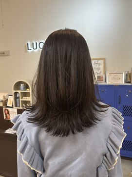 ラック 津田沼(LUCK) コテ巻きレイヤースタイル/津田沼/ブリーチ/推しカラー