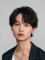 原宿フェザーパーマ波巻きスパイラルパーマニュアンスパーマ眉毛