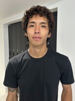 イェン(Yen.)&nbsp;くせ毛パーマ　外国人風　メンズマレット