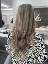 ガルボヘアー 桟橋店(garbo hair)&nbsp;ハイトーンローライトプルシールエクステ