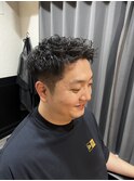 スパイキーショート/メンズパーマ/ショート/barber/理容室/床屋