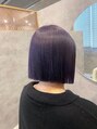 ソヨン 池袋店(SOYON)&nbsp;ぱつっとした切りっぱなしのボブを切るのが好きです◎