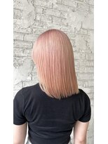 プライズ 池袋店(prize)&nbsp;透明感カラーダブルカラーブリーチハイトーンホワイトピンク