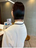 ぱつっとボブ