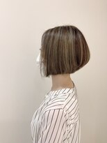 アフロディーテ 泉中央店(Aphrodite)&nbsp;フルハイライト☆外国人風前下がりボブ