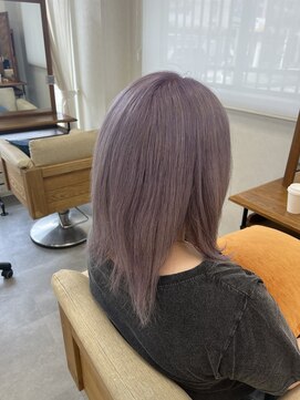 リングバイモアムー(Ring by Moremuu) <Hazuki>   クリアラベンダー