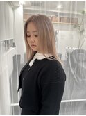 ハイライトバレイヤージュダブルカラーケアブリーチ20代30代40代