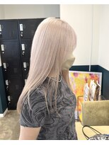 ヘアーブレイス(hair brace)&nbsp;2ブリーチで作るムラシャンのみホワイトカラーstylist聖斗