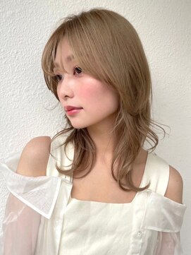 カバーヘア ブリス 戸田公園西口店(COVER HAIR bliss) 韓国風ウルフレイヤー/ハイトーンカラー/透明感カラーp戸田公園
