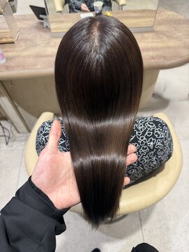 ジーナ 渋谷本店(Zina) とろける艶髪ブラウン