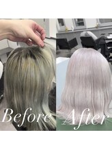 他店のお直しやムラ修正、複雑履歴、黒染め剥がし《ケアブリーチ/ブリーチ/ダブルカラー/ハイトーン